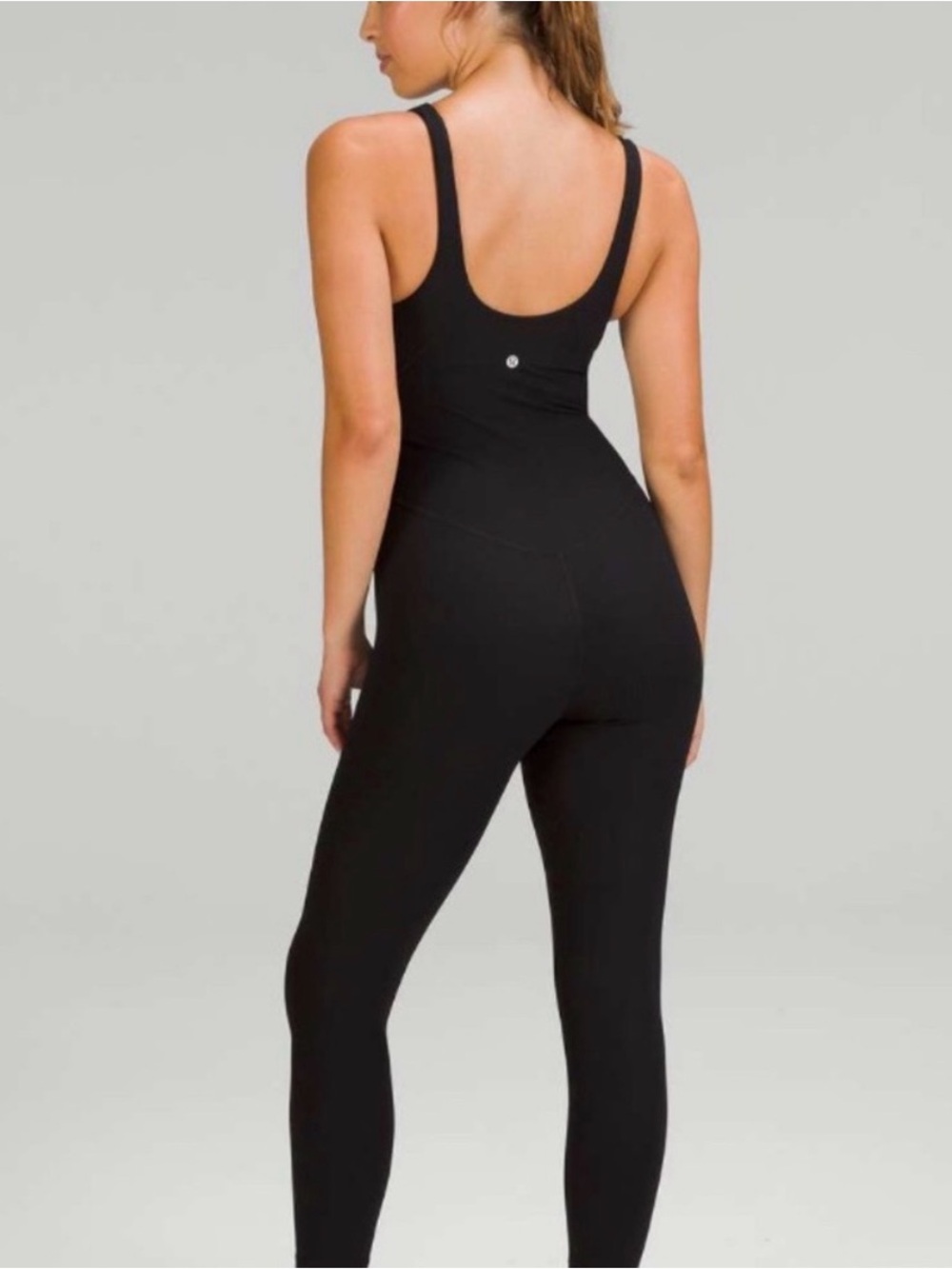 lululemon athletica Black V‑Neck Slim Jumpsuit - Picture 2 of 10